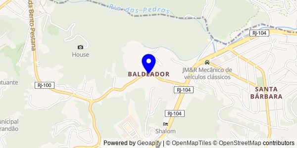 Mapa de Baldeador - Fisioterapeutas