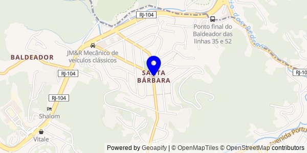 Mapa de Santa Bárbara - Fisioterapeutas