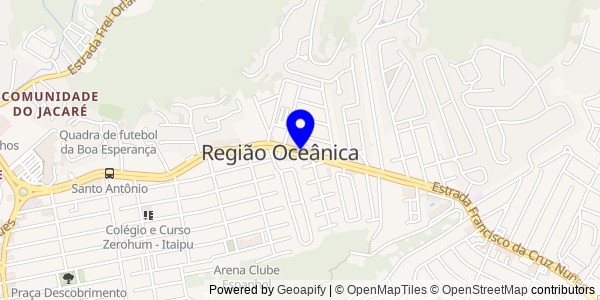 Mapa de Santo Antônio - Nutricionistas