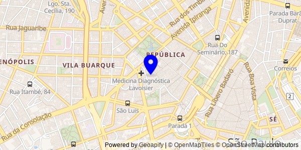 Mapa de República - Nutricionistas