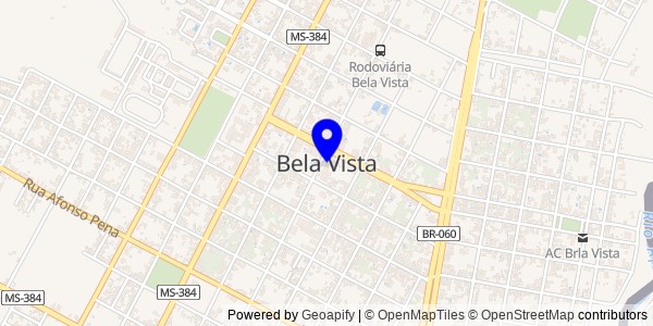 Mapa de Bela Vista - Fisioterapeutas