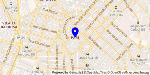 Mapa de Pari - Nutricionistas