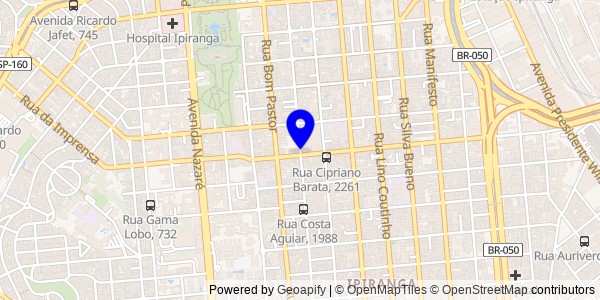 Mapa de Ipiranga - Fisioterapeutas