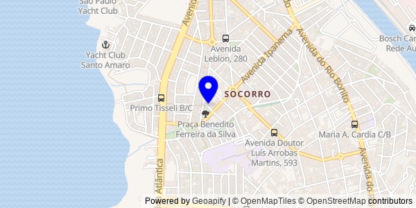 Mapa de Socorro - Nutricionistas