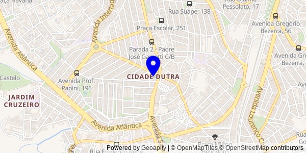 Mapa de Cidade Dutra - Fisioterapeutas