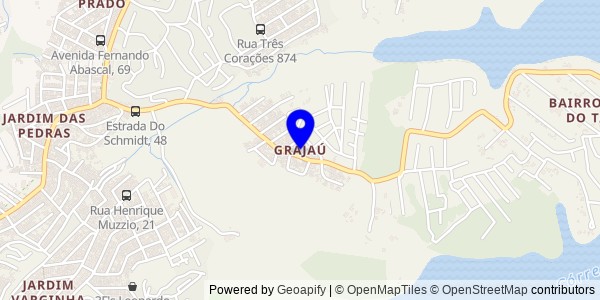 Mapa de Grajaú - Fisioterapeutas