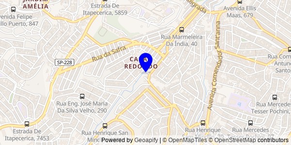 Mapa de Capão Redondo - Fisioterapeutas