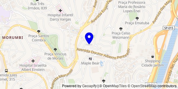 Mapa de Morumbi - Nutricionistas