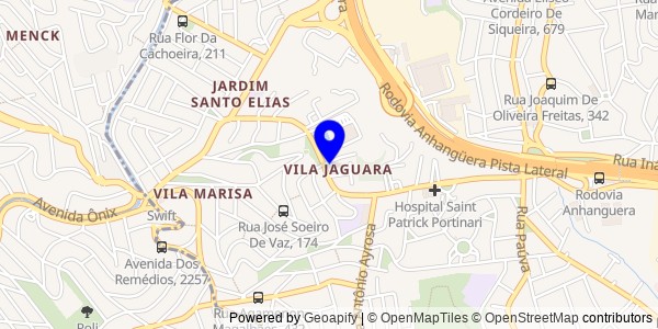 Mapa de Jaguara - Nutricionistas