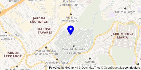 Mapa de Raposo Tavares - Nutricionistas