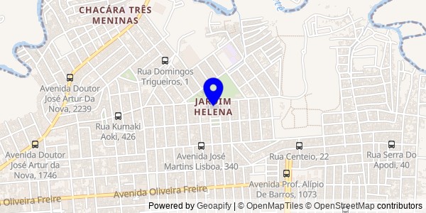 Mapa de Jardim Helena - Fisioterapeutas