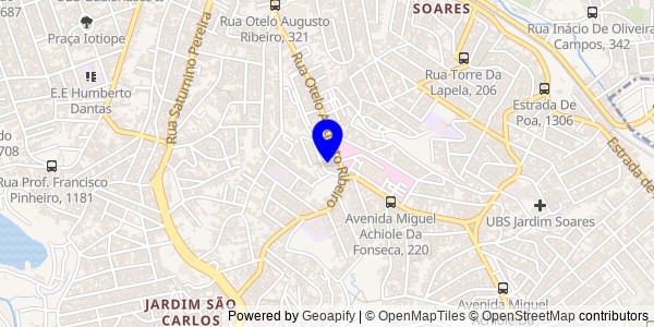 Mapa de Guaianases - Nutricionistas