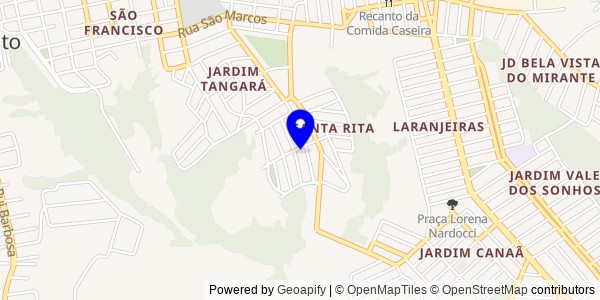 Mapa de Jardim Esperança - Nutricionistas