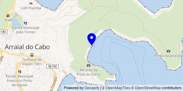 Mapa de Praia do Forno - Fisioterapeutas