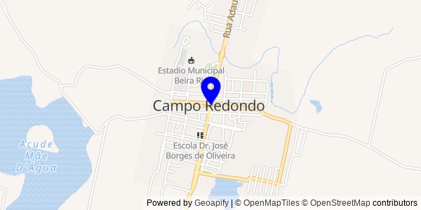 Mapa de Campo Redondo - Fisioterapeutas