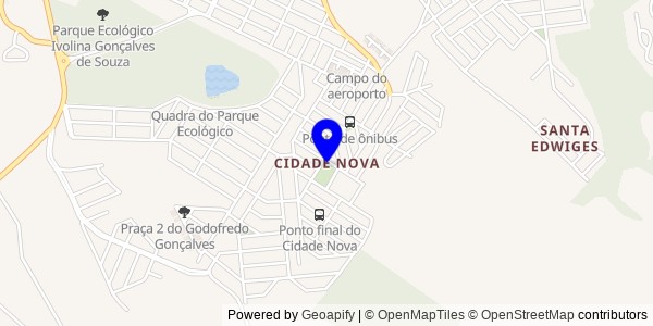 Mapa de Cidade Nova - Fisioterapeutas