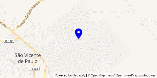 Mapa de São Vicente de Paulo - Fisioterapeutas