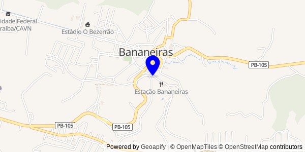 Mapa de Bananeiras - Fisioterapeutas