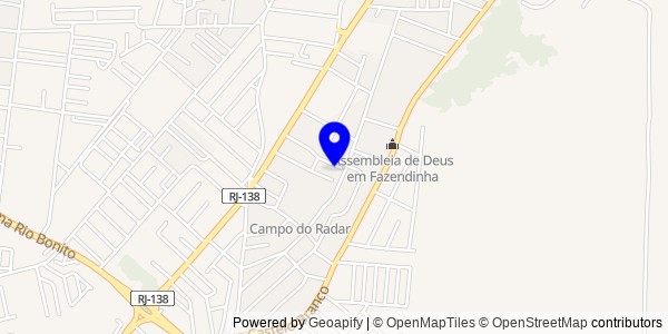 Mapa de Fazendinha - Fisioterapeutas