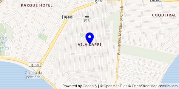 Mapa de Vila Capri - Fisioterapeutas