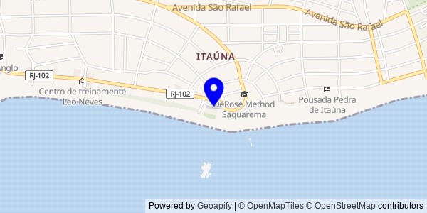 Mapa de Itaúna - Fisioterapeutas