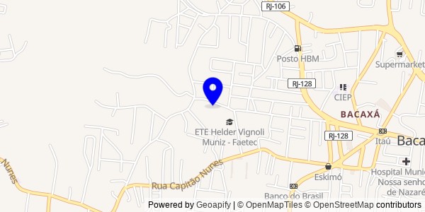 Mapa de Bacaxá - Fisioterapeutas