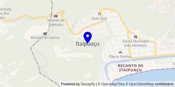 Mapa de Itaipuaçu - Nutricionistas