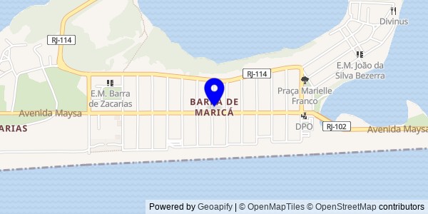 Mapa de Barra de Maricá - Nutricionistas
