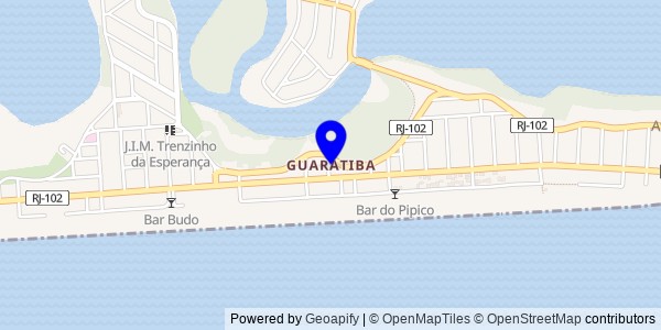 Mapa de Guaratiba - Nutricionistas
