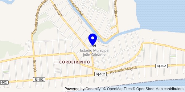 Mapa de Cordeirinho - Nutricionistas